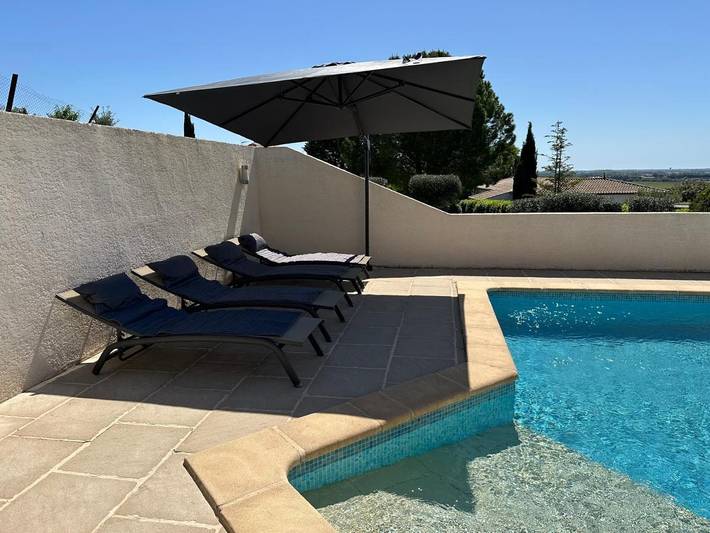 Gîte pour 4 personnes, avec jardin ainsi que vue et piscine, animaux acceptés à MUS - 3