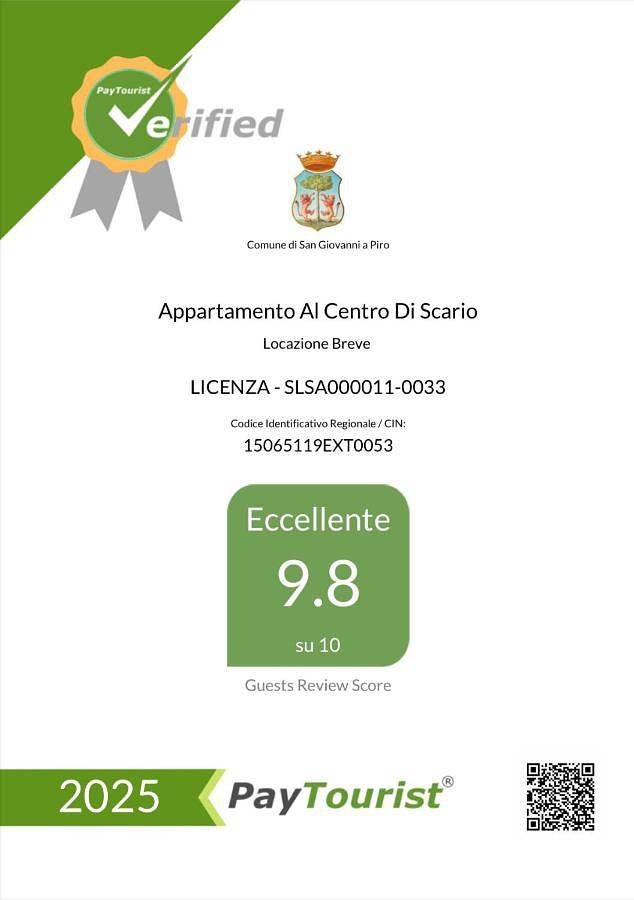 Appartamento intero, Two-Bedroom Apartment in Scario, San Giovanni a Piro