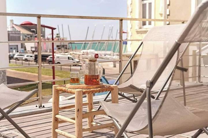 Ferienhaus für 8 Personen, mit Balkon und Garten