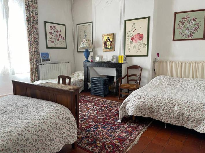 Chambre d’hôte pour 11 personnes, avec vue et jardin
