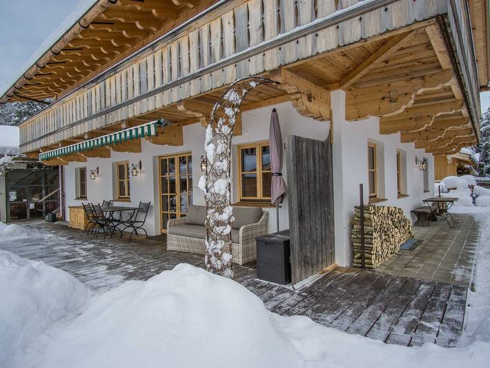 Ferienwohnung für 2 Personen, mit Balkon und Terrasse sowie Garten und Ausblick in Kreuth - 4