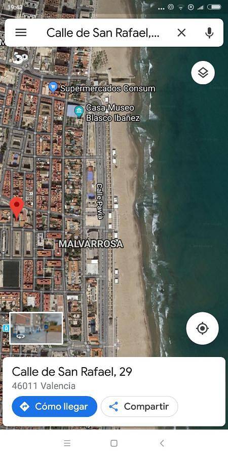 Apartamento para 6 personas, con Balcón además de Terraza y Vistas en La Malvarrosa