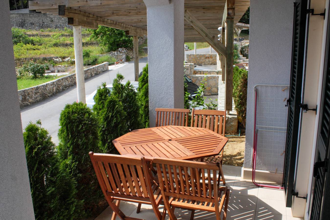 Ganze Wohnung, 1-Zimmer-Ferienwohnung mit Terrasse Palit, Rab A-3210-a in Palit, Rab