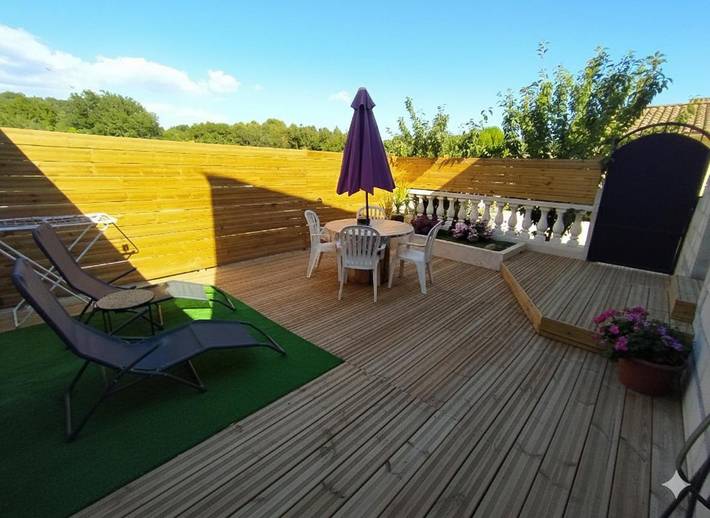 Appartement de vacances pour 4 personnes, avec terrasse