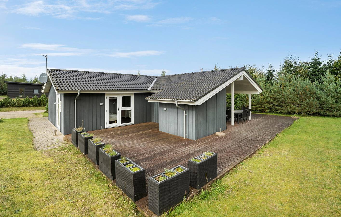 Ferienhaus für 8 Personen mit Sauna in Ikast-Brande