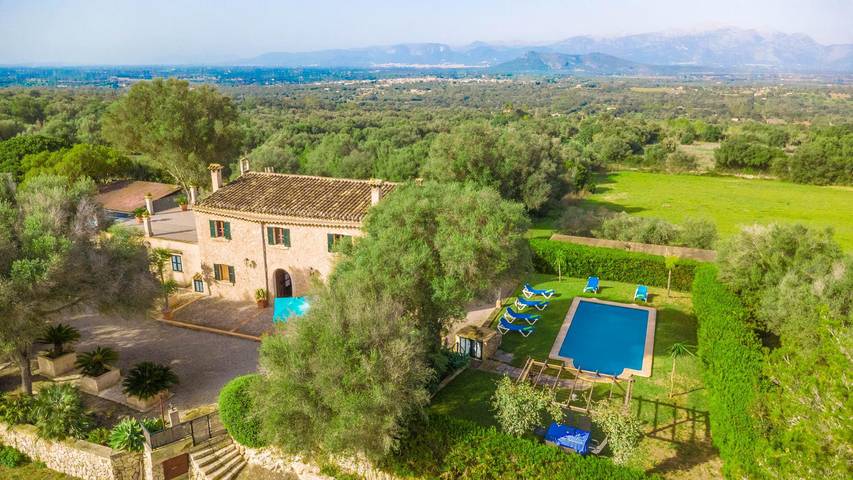 Son Burguet - Schöne Finca mit privatem Pool und kostenloses Wlan in Llubí in Llubí, Mallorca Inselmitte