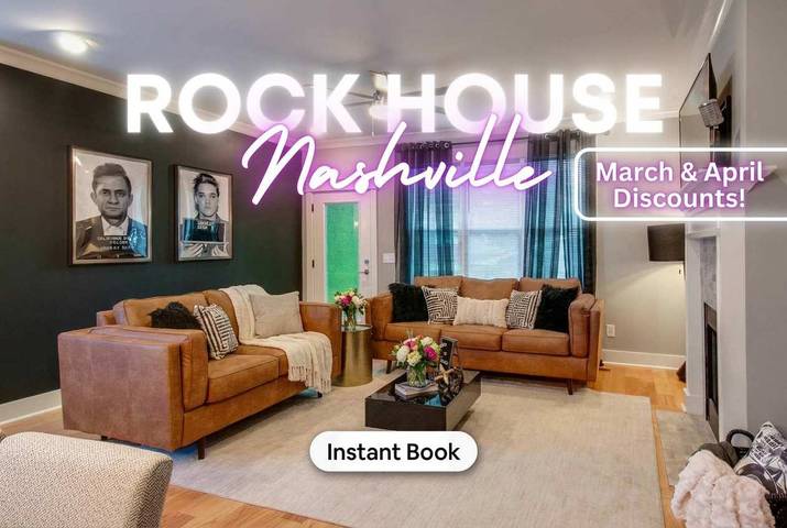 Vacation house for 12 people, with yard and balcony, kid friendly in Nashville