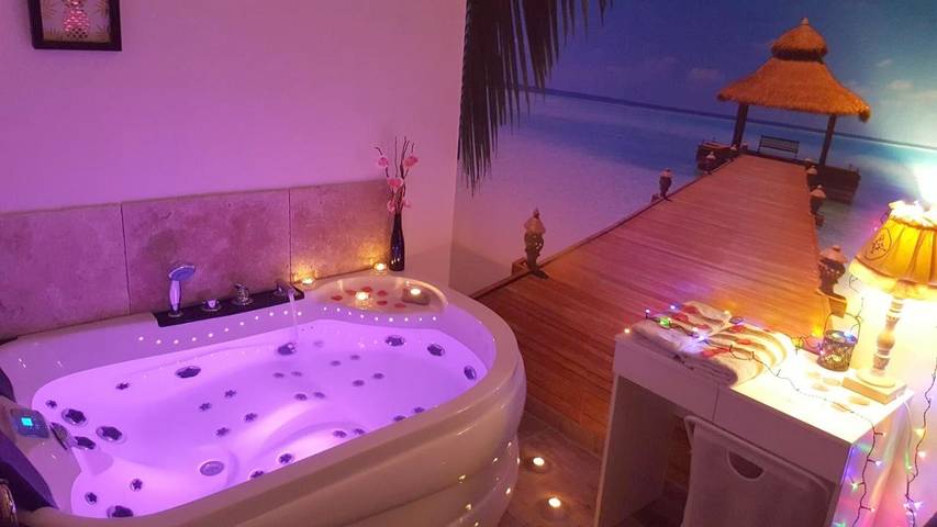 Chambre d’hôte pour 2 personnes, avec sauna et jacuzzi