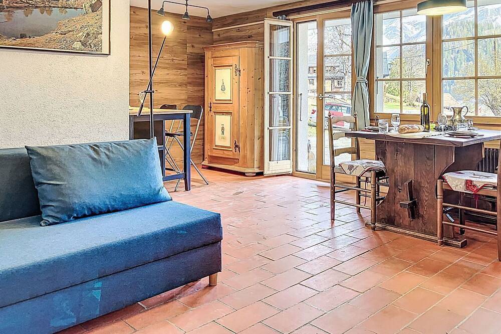 Entire apartment, Cosy apartment for 2 people with Wifi, Tv and terrace in Ormont-Dessus (Les Diablerets), Alpes Vaudoises