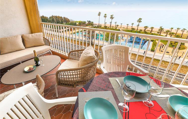 Apartamento para 6 personas, con Terraza en Maresme