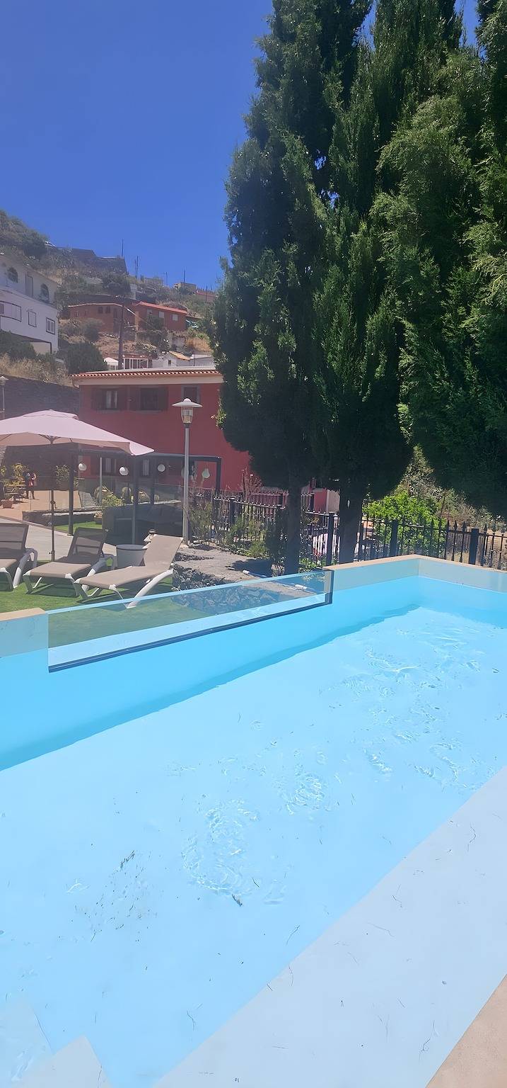 Ferienvilla 'Mogaren Naturaleza Y Relax' mit Bergblick, Wi-Fi und Klimaanlage in Las Lagunetas, Vega de San Mateo