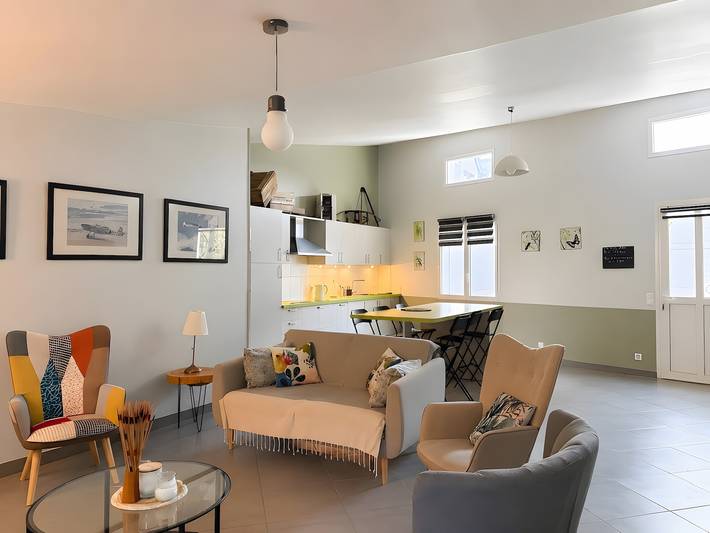 Gîte pour 4 personnes, avec Jardin