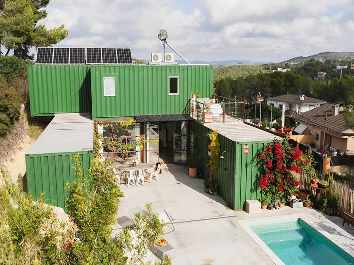 Casa de vacaciones para 6 personas, con jardín y piscina además de sauna y balcón, Familias con niños - 1