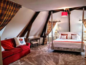Chambre d’hôte pour 2 personnes, avec vue et jardin à Saint-Aubin-de-Luigné
