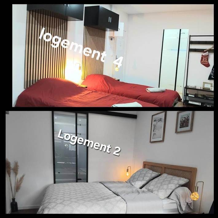 Appartement de vacances pour 2 personnes, avec jardin ainsi que terrasse et vue