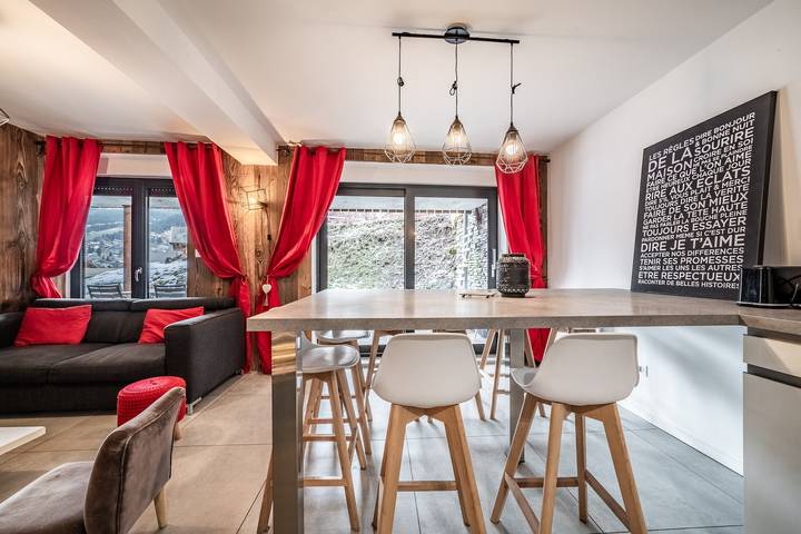 Appartement entier, Appartement « Résidence Les Soldannelles Le 31 » avec vue montagne et Wi-Fi in Chatel, Les Portes du Soleil