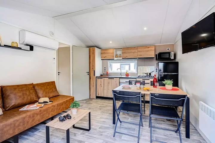 Mobil home pour 4 personnes dans Plage de Pont-Mahé