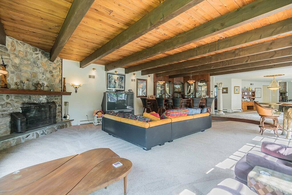 This is a beautiful family-friendly historic mansion on a private lake. in Ewing Township, Mercer County