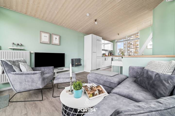 Ferienhaus mit Meerblick für 4 Personen, mit Sauna und Garten an der Kieler Bucht