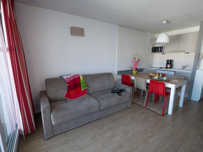 Location de vacances pour 4 personnes, avec terrasse ainsi que vue et piscine, animaux acceptés dans Casino d'Hendaye - 3