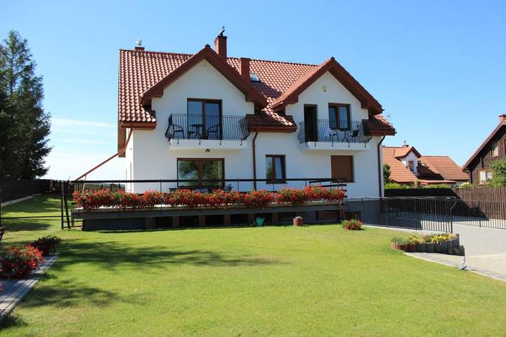 Ferienwohnung für 2 Personen, mit Seeblick und Sauna sowie Garten und Ausblick, mit Haustier in den Masuren