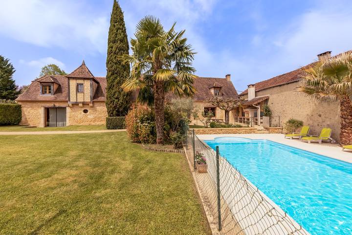 Gîte pour 10 personnes, avec piscine, animaux acceptés à Saint-Pompont - 3