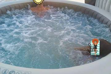 Location de vacances pour 5 personnes, avec jardin ainsi que jacuzzi et balcon à Erice