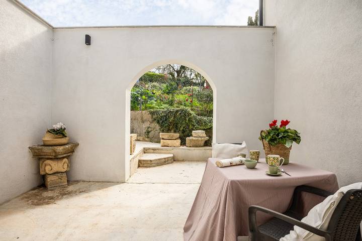 Ferienwohnung für 5 Personen, mit Garten