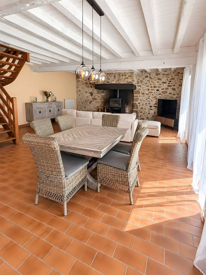 Gîte pour 6 personnes, avec Jardin