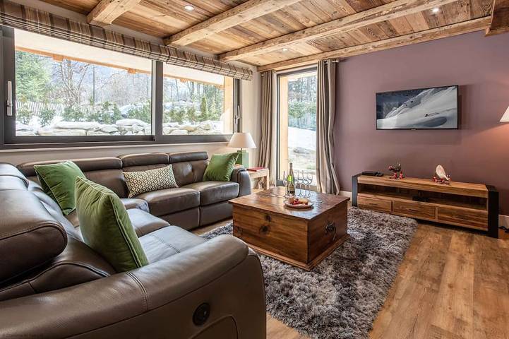 Appartement de vacances pour 6 personnes, avec jacuzzi et jardin à Chamonix-Mont-Blanc