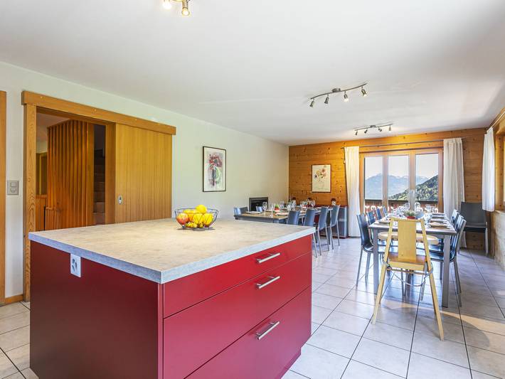 Ferienhaus für 20 Personen, mit Terrasse und Sauna sowie Ausblick in der Schweiz - 3