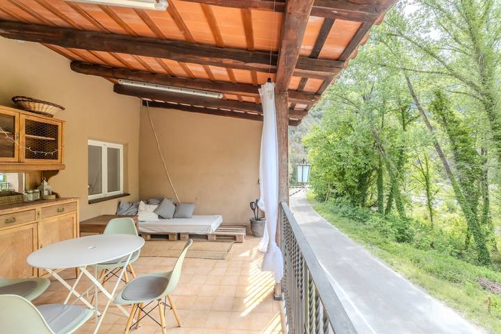Chalet 'Cal Manyà' con vistas a la montaña, piscina privada y Wi-Fi in Amer, Provincia de Gerona