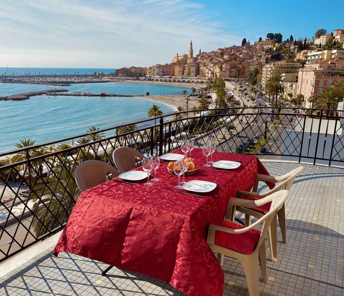 Apartamento para 6 personas, con Terraza en Menton