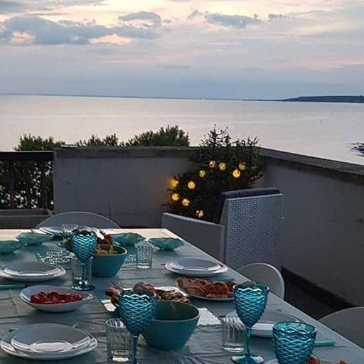 Appartamento per 2 persone, con Balcone e Terrazza nonché Giardino e Panorama a Rivabella