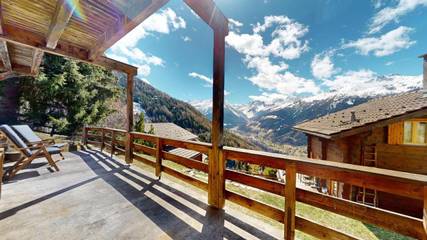Gîte pour 2 personnes, avec terrasse et vue dans Saint Luc