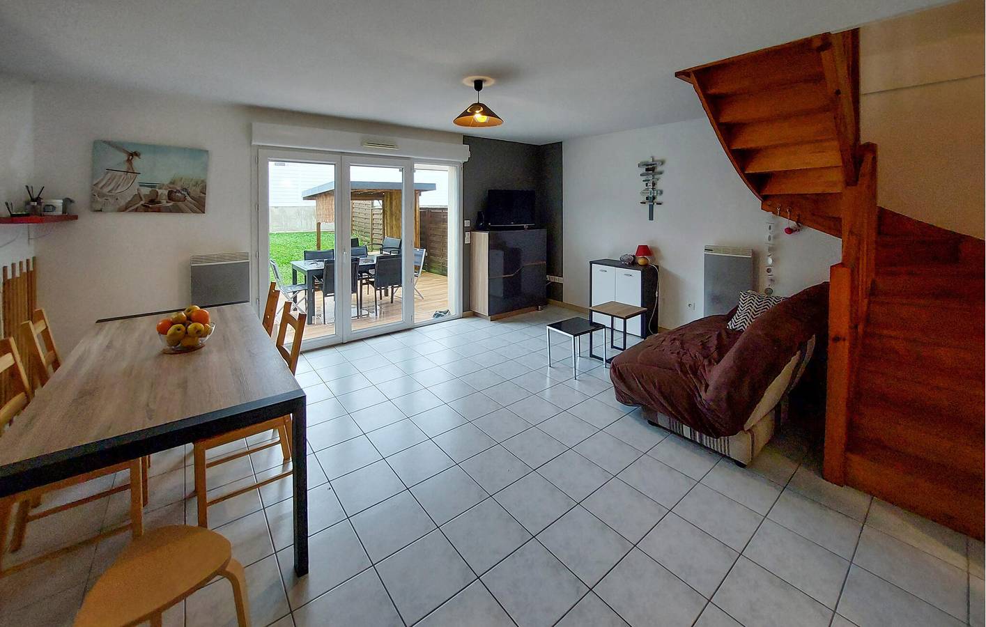 Appartement confortable avec piscine et jardin, près d'un restaurant et du centre-ville in Angresse, Côte d’Argent
