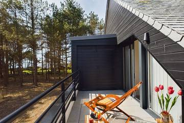 Gîte pour 4 personnes, avec jardin et balcon dans Le Cabellou