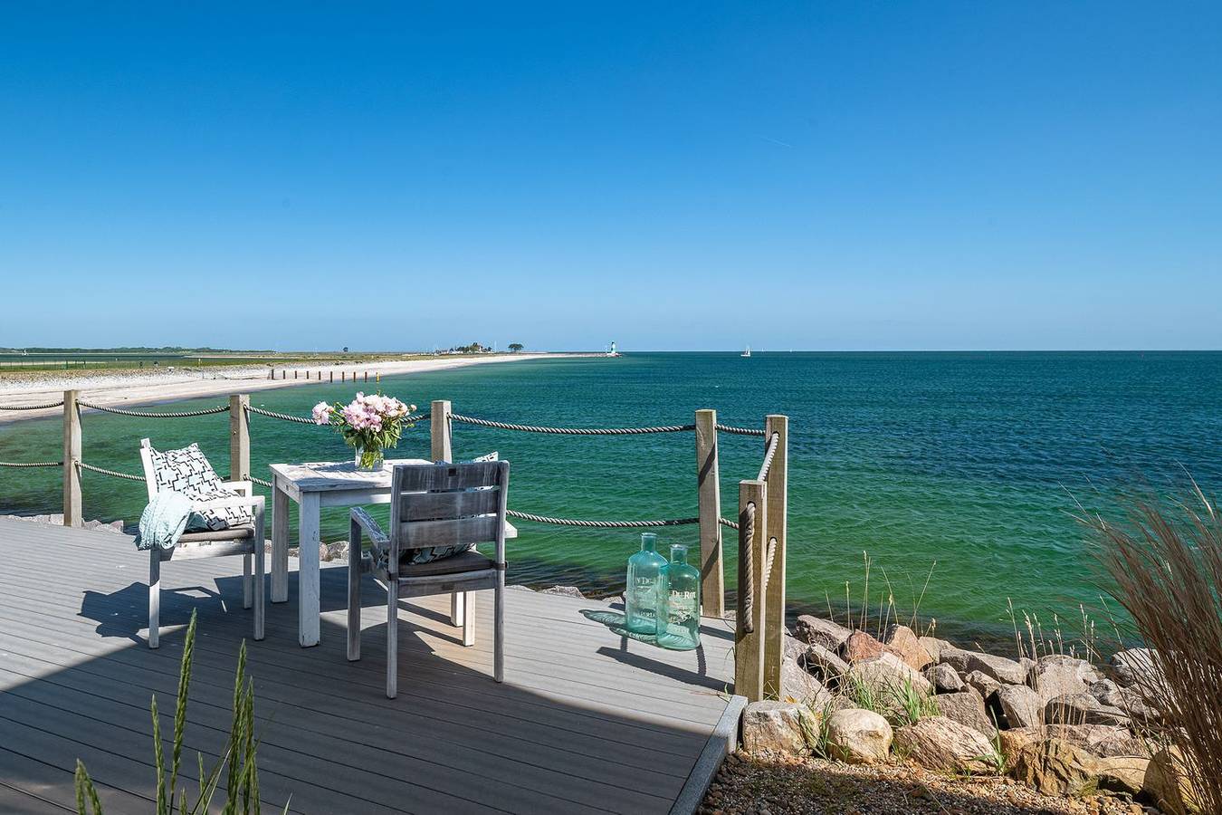 Premium Ostseeurlaub in Olpenitz: Freier Blick auf die Osteee - direkt am Strand in Olpenitz, Kappeln