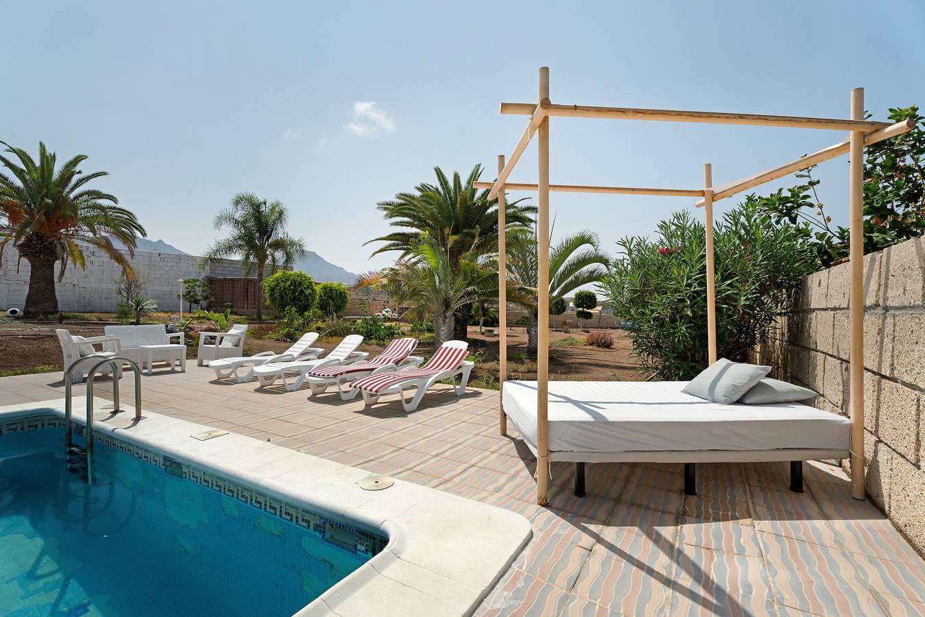 Casa de vacaciones "Villa Luxury El Mirador" con vistas al mar, piscina privada y Wi-Fi in Playa Paraíso, Adeje