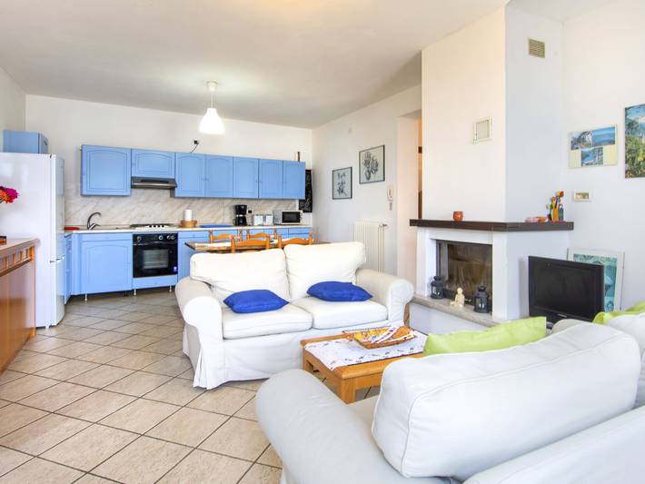 Ferienwohnung für 4 Personen, mit Terrasse und Seeblick sowie Garten in Comune di San Siro - 4