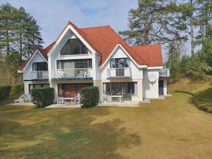 Appartement de vacances pour 5 personnes, avec Balcon et Terrasse ainsi que Jardin et Vue dans Hardelot Plage