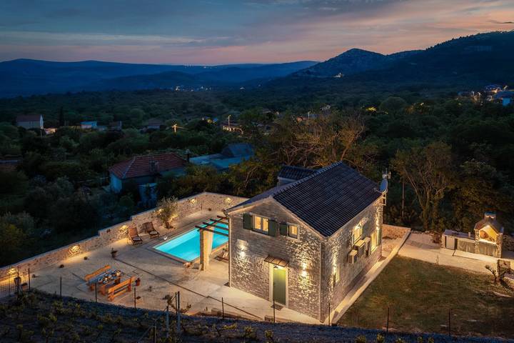 Villa mit pool für 6 Personen, mit Garten in Marina - 4