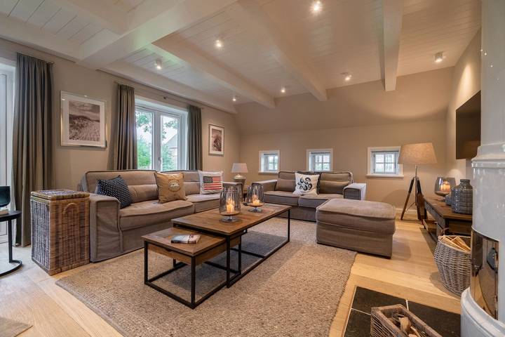 Luxus-Ferienhaus für 6 Personen, mit Terrasse und Garten sowie Sauna auf Föhr