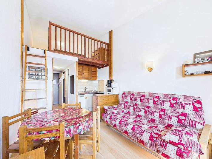 Location de vacances pour 4 personnes, avec balcon dans La Rosière