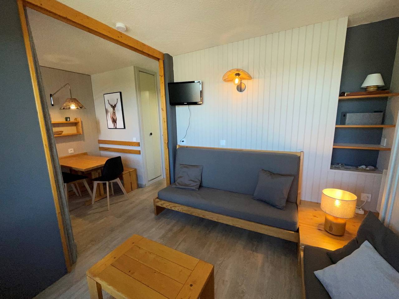Entire studio, 26m² ski-in/ski-out studio, 4 pers, Plagne Villages in Plagne Villages, La Plagne-Tarentaise