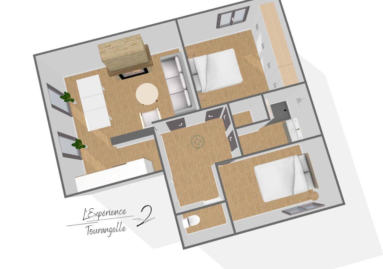 Appartement entier, L'Expérience Tourangelle #2 in Tours, Région de Tours