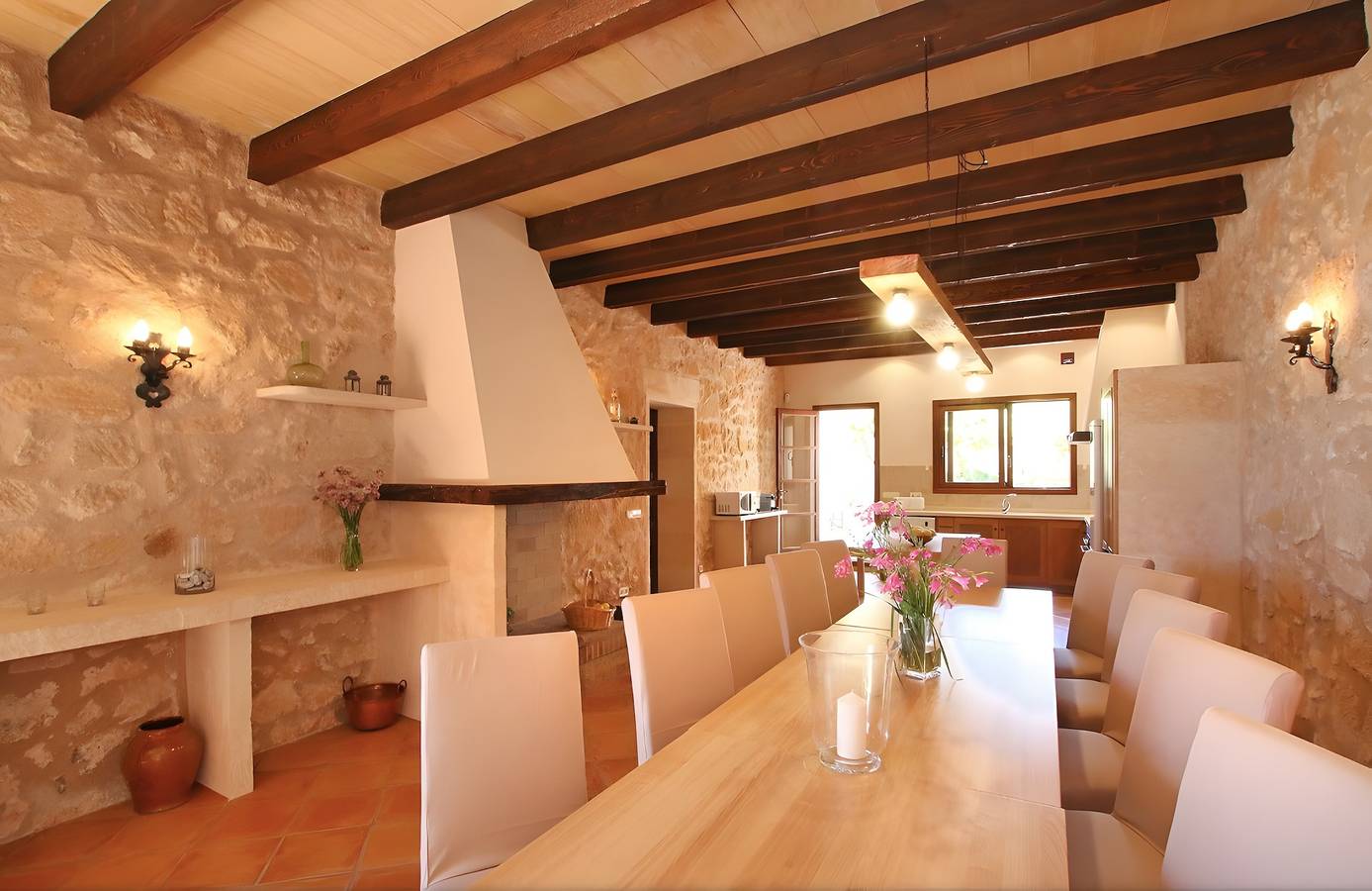 Rural House 'Son Rossinyol Nou - 8 Guests' with Mountain View, Private Pool and Wi-Fi in Campos, South Majorca