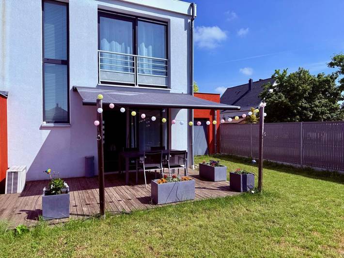 Maison de vacances pour 4 personnes, avec Balcon ainsi que Terrasse et Jardin