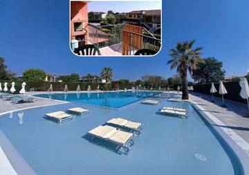 Ferienwohnung für 6 Personen, mit Pool und Garten sowie Terrasse, mit Haustier in Colà