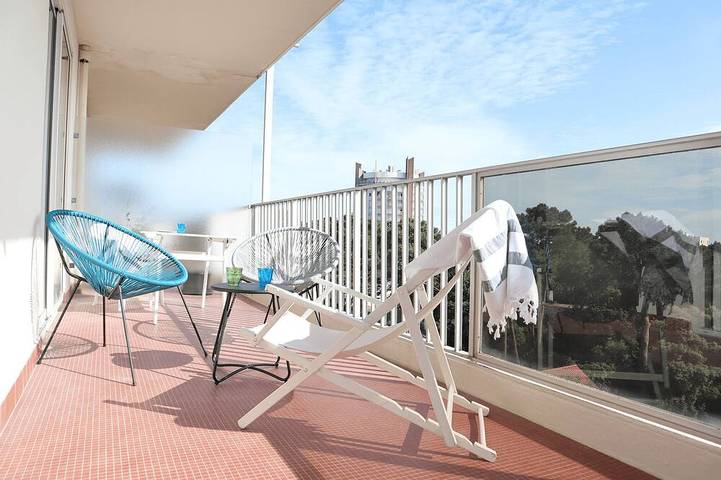 Gîte pour 4 personnes, avec balcon dans Gare De La Baule Les Pins